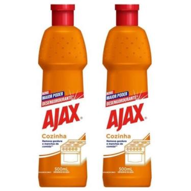 Imagem de 2 Limpadores desengordurante Uso Geral Ajax Especialista Cozinha 500Ml