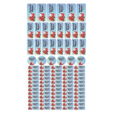 Imagem de 88 Etiquetas Escolares Personalizado Vinil Carros - Tectoner, Carros 6