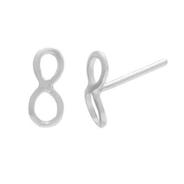Imagem de Brinco do Infinito Prata - Cod 905 - Carlitos Joias