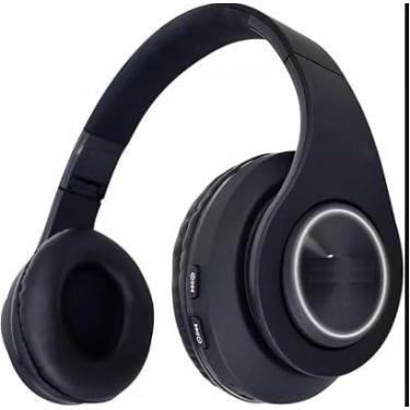 Imagem de Fone De Ouvido Sem Fio Bluetooth Luz Led Cartão SD Headphone LC-849