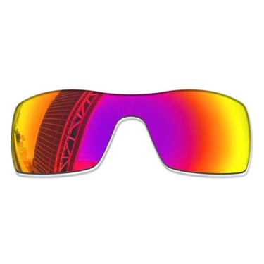 Imagem de LenzProse Lentes de reposição polarizadas de 1,5 mm para óculos de sol Oakley Batwolf OO9101, antirarranhões | Ajuste perfeito