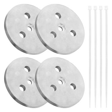 Imagem de Dairrr Fuuu Placa de peso de ânodo de zinco para piscina, ânodo sacrificial anti-eletrólise para piscinas de sistema de sal contra corrosão e eletrólise, mantenha sua cesta de escumadeira no lugar,