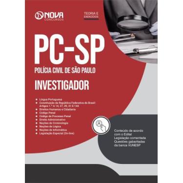Imagem de Apostila PC-SP 2024 - Investigador - Nova Concursos