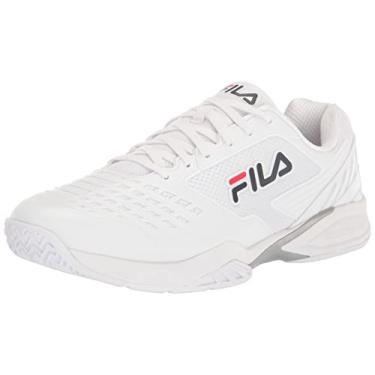Imagem de Fila Tênis masculino, branco/azul marinho, tamanho 41