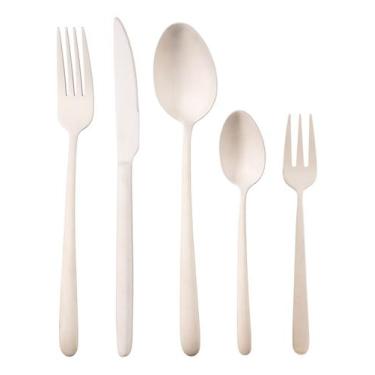 Imagem de Faqueiro Wolff 30 Pecas Em Inox Champanhe Fosco Viena