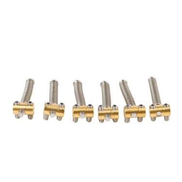 Imagem de 6pcs B Saddles Set para TL Tailpiol Telecaster Partes de Reposição de Guitarra Elétrica B Saddles Setb Saddlesb Guitar Telecaster Saddlesb Guitarra SaddleSelectric Guitar