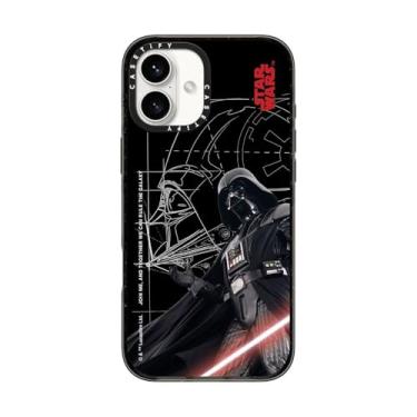 Imagem de CASETiFY Capa Impact para iPhone 16 Plus [Star Wars Co-Lab / Proteção contra quedas de 2,5 metros/Magsafe] - Lorde Sith Darth Vader - Preto transparente