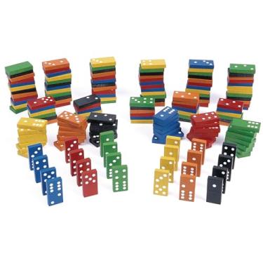 Imagem de Dominó de madeira - 168 peças, Excellerations