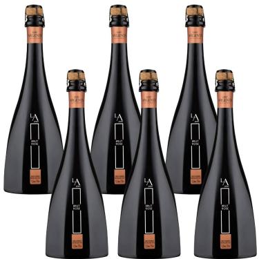 Imagem de Cx 6 Espumante Brut Rosé L.A. Luiz Argenta Jovem 750 Ml