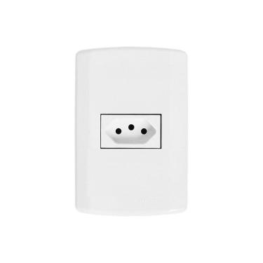 Imagem de Tomada Pluzi Modular 2P+T 20A 250V Com Placa