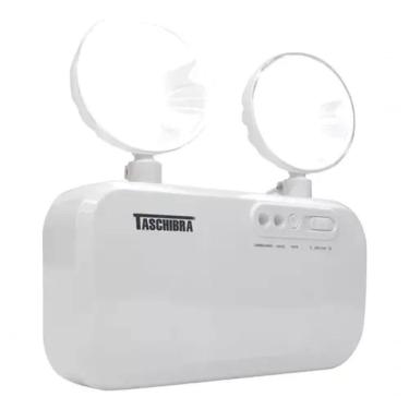 Imagem de Luminária Emergência Bloco 2 Faróis 1200 Lúmens Taschibra