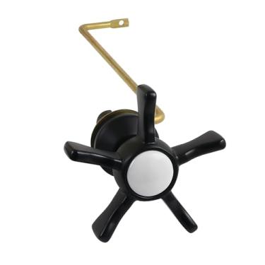 Imagem de Kingston Brass KTNXS0 Hamilton Alavanca de tanque de vaso sanitário universal para montagem frontal ou lateral, preto fosco