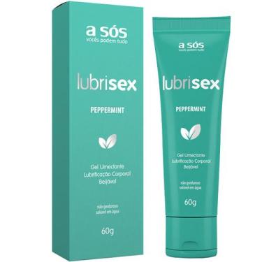 Imagem de Gel Lubrificante Beijável Lubrisex Peppermint Conforto 60g - A sós
