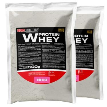 Imagem de Kit 2x Whey Protein 500g - Bodybuilders (Médio, Morango)