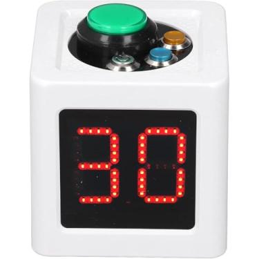 Imagem de Cube Timer Seconds LED RACE CUBE Timer 1.4in 4 lados Tirado digital Stopwatch Stopwatch Para placares e temporizadores de decoração de pôquer