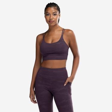 Imagem de Top Fitness com Bojo Removível Oxer Camuflado Premium Baixa Sustentação Adulto