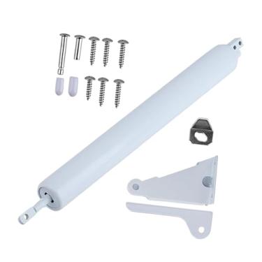 Imagem de Fenteer Substituição do kit mais próximo da porta de tela com hardware de instalação hardes pneumático haste ajustável