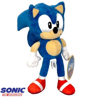 Imagem de Boneco de Pelúcia Sonic The Hedgehog Azul 30Cm