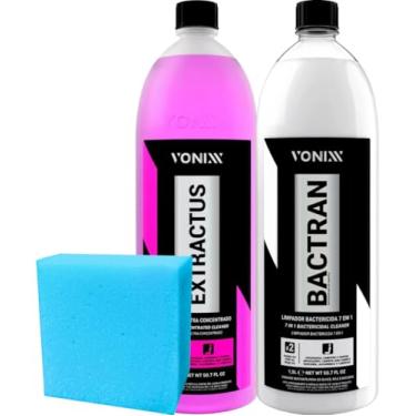 Imagem de Kit Produto Para Extratora Limpa Sofa Estofado Colchão Bactran Extractus 1,5l Vonixx