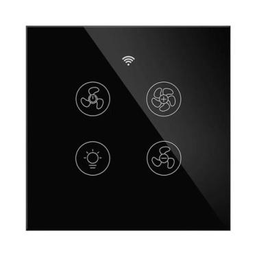 Imagem de Ventilador De Teto Inteligente Wi-fi, Controle De 2/3 Vias, Vida Intel