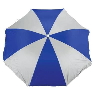 Imagem de Guarda-Sol 1.80m Azul com Branco - 003717 - MOR, Branco e Azul