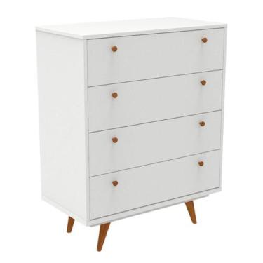 Imagem de Cômoda Verse Plus 4 GV Branca - Mobly