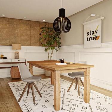 Imagem de Mesa de Jantar Retangular Arthur Mel 180 cm - Mobly