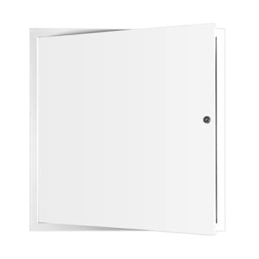 Imagem de Painel de acesso de metal bloqueável de 56 cm x 55 cm, painel de acesso espesso de 1 mm para drywall, painel de acesso de alumínio para paredes e tetos, resistente à ferrugem e painel de acesso fácil