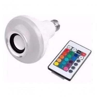 Imagem de Lâmpada Led Rgb Bluetooth Caixa De Som E Controle Remoto