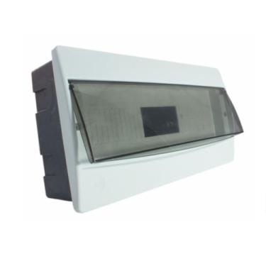 Imagem de Caixa Disjuntor 12/18 Embutir C/ Tampa Fumê - BetPlasticos