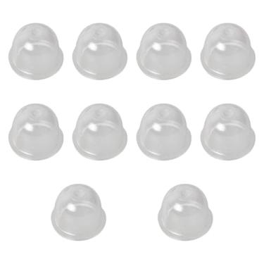 Imagem de Baoblaze Conjunto de lâmpadas de primer de 0,87 polegadas, encaixe genérico, 0,75 polegadas de altura, transparentes para acessórios de roçadeiras, peças de, 10 Peças