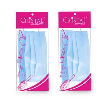 Imagem de Mascara Facial Descartavel Infantil Cristal Azul 02 pacotes c/ 10 unid