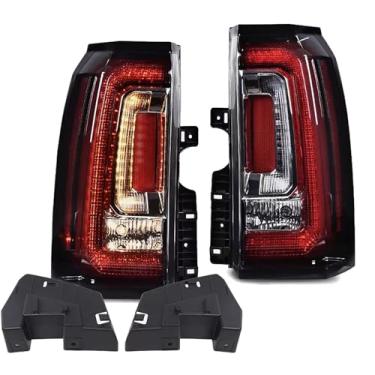 Imagem de ATOMTEC Luzes traseiras adequadas para GMC Yukon/Yukon XL 2015-2020 lado do motorista e do passageiro, 1 par de montagem de luz traseira