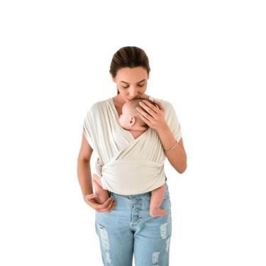 Imagem de Sling Canguru Pronto Ajustável Carregador Bebê Ergonômico - Soul Mamma