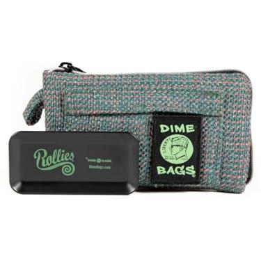 Imagem de DIME BAGS Bolsa acolchoada à prova de cheiro multifuncional com bandeja de acessórios e filtro de carbono, Aqua, 7 Inch (Pack of 1)