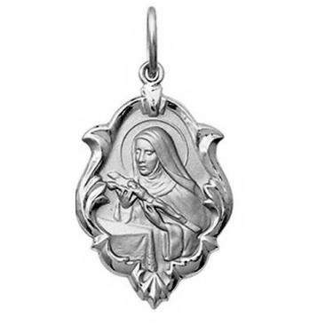 Imagem de Pingente Mini 1cm Nossa Senhora Aparecida Retangular Ouro 18k Branco k