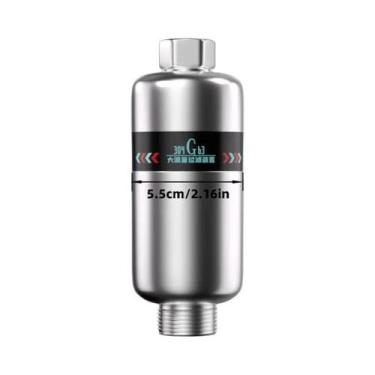 Imagem de Aquecedor De Água Em Aço Inoxidável, Filtro Frontal, Máquina De Lavar,