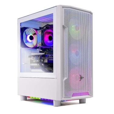Imagem de Skytech Gaming - Archangel 4 Gaming Desktop PC - AMD Ryzen 5 7600X - 32 GB de memória - AMD Radeon 7600 - SSD NVMe de 1 TB - Branco-ST-ARCH4-0999-W-BU