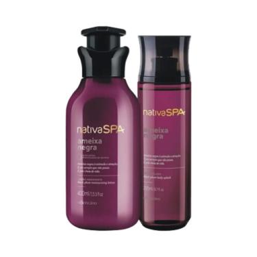 Imagem de Combo Nativa Spa Ameixa Negra Creme Hidratante 400ml  Body Splash 200ml