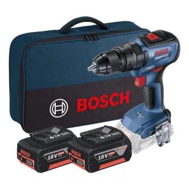 Imagem de Furadeira Bosch 2 Baterias 18v 4ah Gsb18v-50 + Bolsa Sem carregador