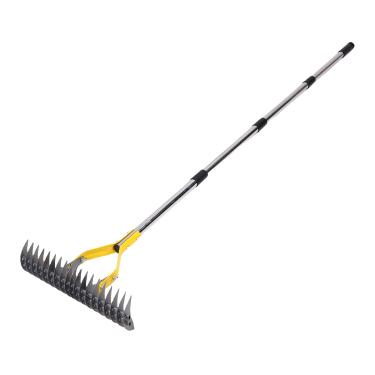 Imagem de Asixxsix Rago de Thch, 15 Polegadas de Largura de Aço de 15 Polegadas DeThatcher Com Alça Com Alça Versátil Ferramenta de Limpeza de Grama Pesada para Remover Grama Morta e Recortes