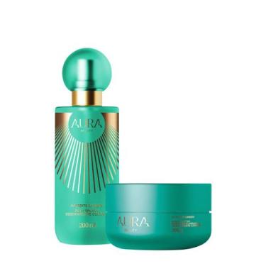 Imagem de Kit Aura Beauty Afrodite Garden Magic Butter Iluminador Body Splash (2