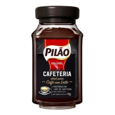 Imagem de Cafe Soluvel Pilao Cafeteria Em Vidro Com 70g - Pilão