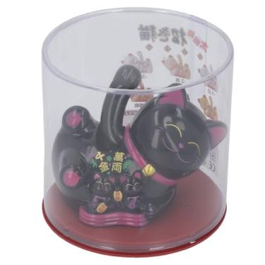 Imagem de Solar Waving Cat Innovative Cute Auto Waving Arm Solar Powered Fortune Cat para Car Dashboard Checkout Counter Comece o negócio