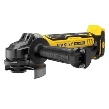 Imagem de Cor Amarelo Esmerilhadeira Angular A Bateria Stanley, Modelo Sbg700m2k, Ferramenta Acompanha 2 Baterias, Carregador E Ma