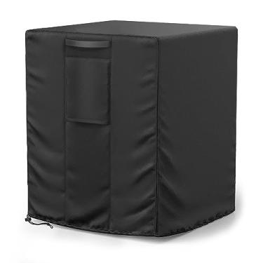 Imagem de Mrrihand Capa de ar condicionado central para unidades externas, impermeável, resistente, grande cobertura CA para o inverno (61 x 61 x 76 cm)