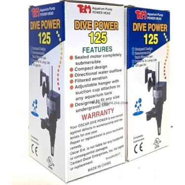 Imagem de wetpets Bomba D'Água Submersível Powerhead 125Gph Para Aquário, Filtragem, Oxigenação E Circulação, Fonte, Filtro De Cascalho, Esponja