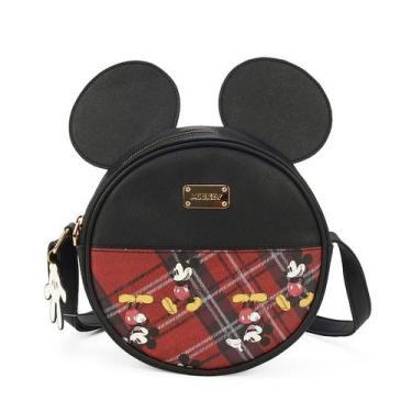 Imagem de Bolsa Transversal Pequena Mickey Mouse Orelhas - Up4You, Vermelho