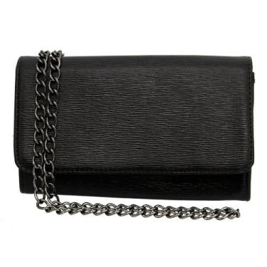Imagem de Bolsa Feminina Pequena De Lado Clutch Ravy Store Alça de corrente Pret