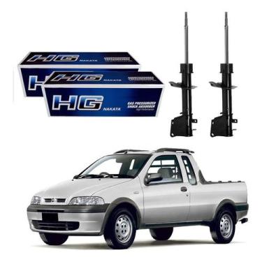 Imagem de Par Amortecedor Dianteiro Strada 1.3 1.5 2001 A 2004 - Nakata